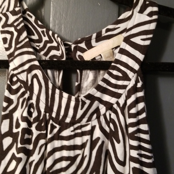 Black and white Banana Republic maxi dress - Picture 2 of 3